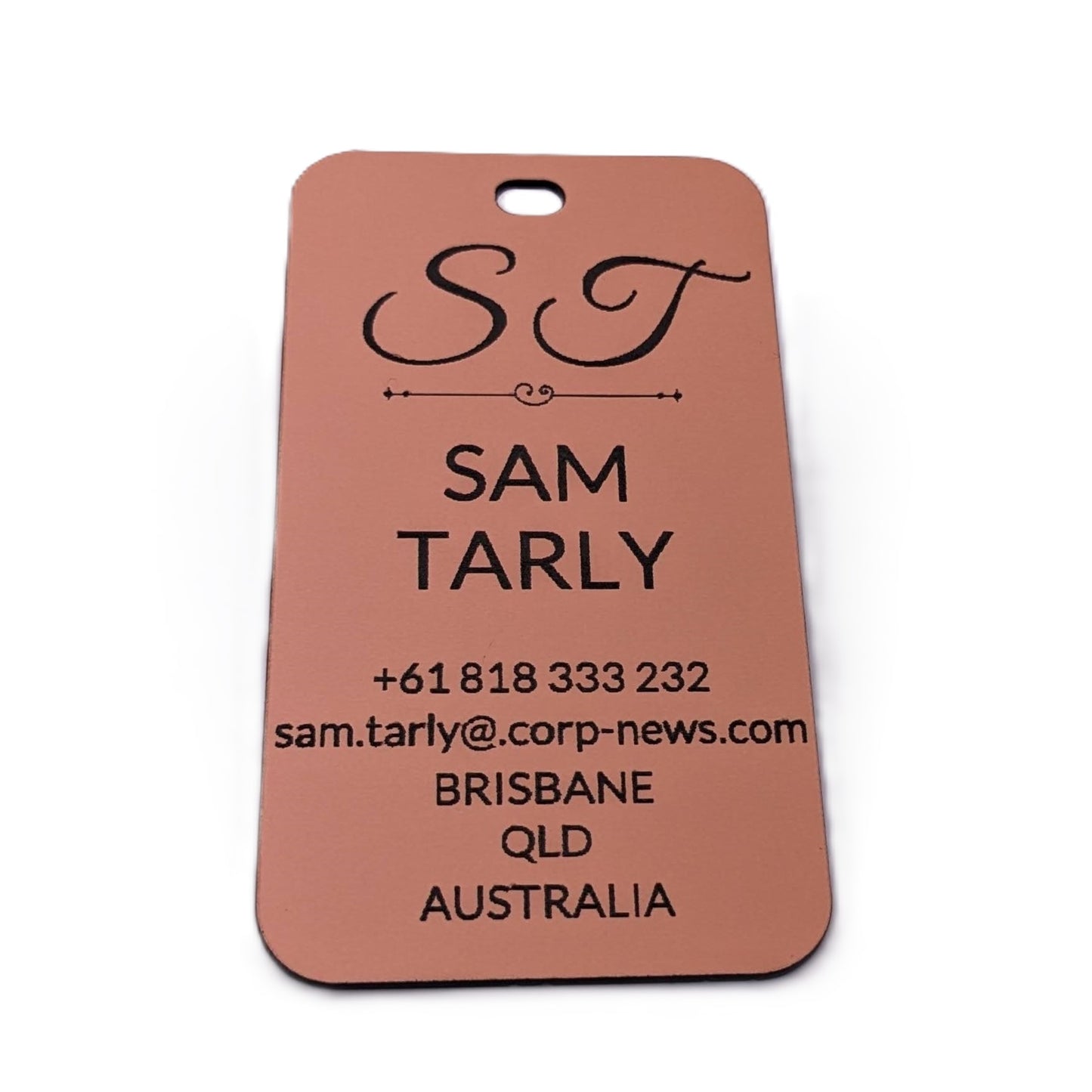 Rectangle Tag (Metal Look)