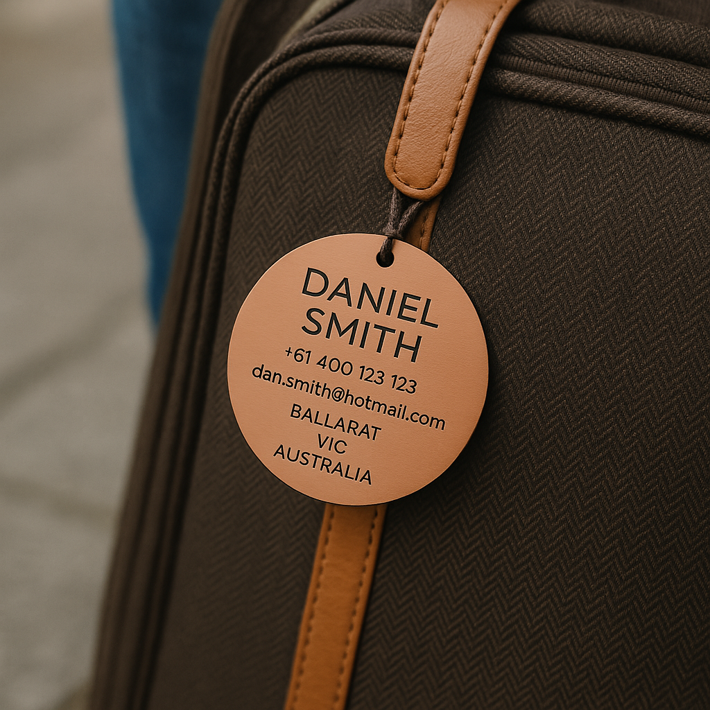 Round Tag (Metal Look)