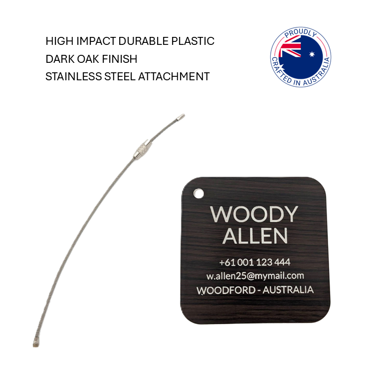 Bag Tag (Timber Look)