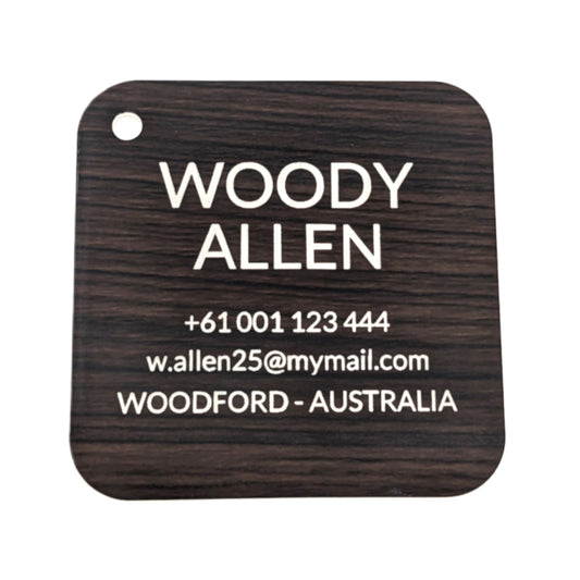 Bag Tag (Timber Look)