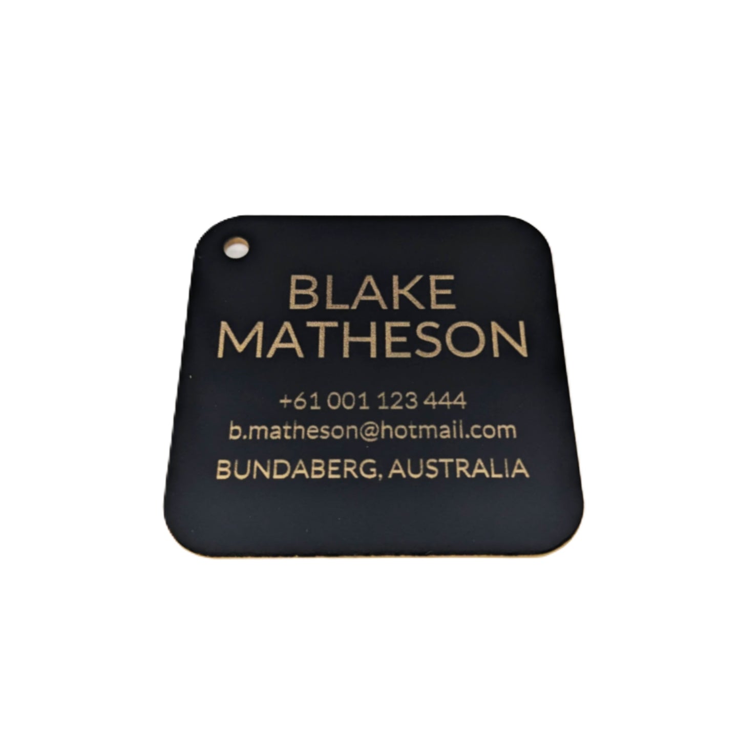Bag Tag (Matte Black)