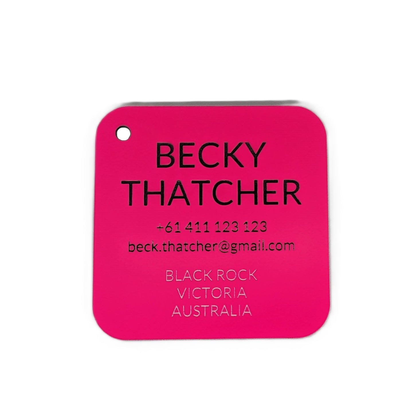 Bag Tag (Fluro)