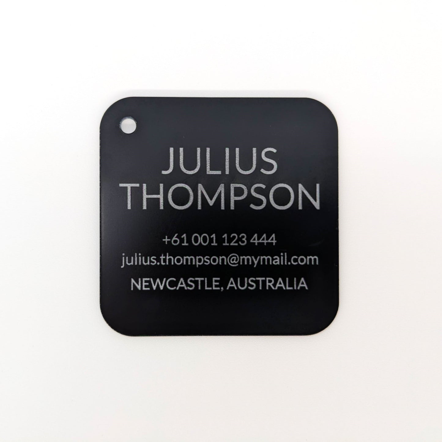 Bag Tag (Matte Black)