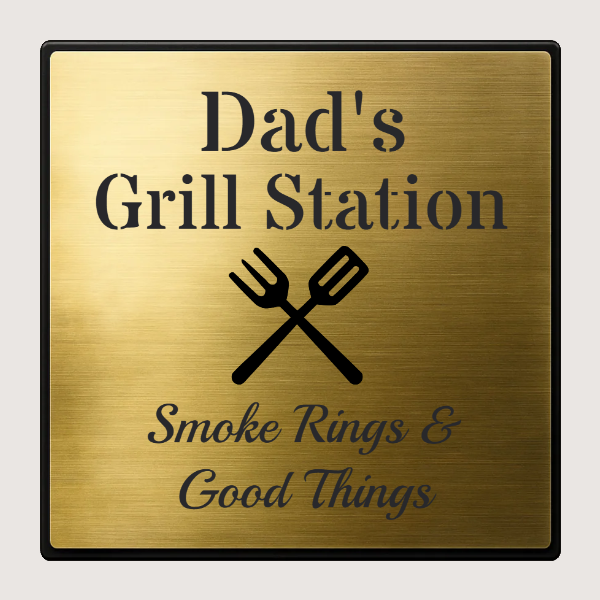BBQ Custom Sign (200mm x 200mm)
