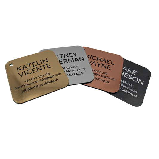 Bag Tag (Metal Look)