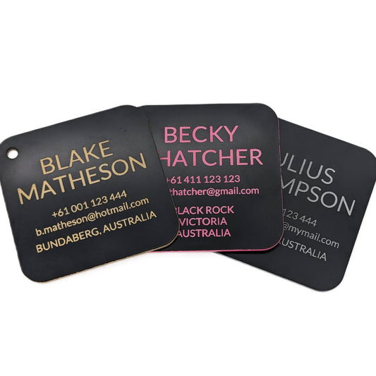 Bag Tag (Matte Black)