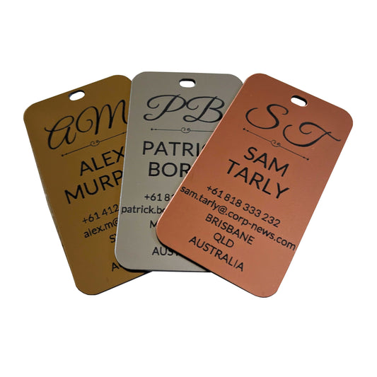 Rectangle Tag (Metal Look)