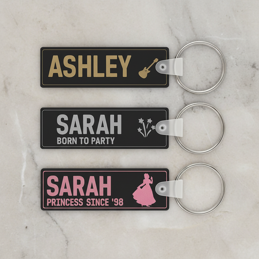 Key Tag - Matte Black