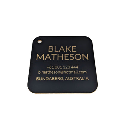 Bag Tag (Matte Black)