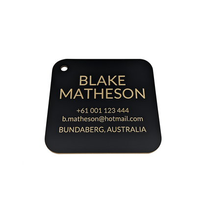 Bag Tag (Matte Black)