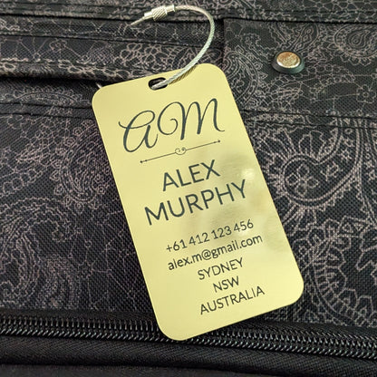 Rectangle Tag (Metal Look)