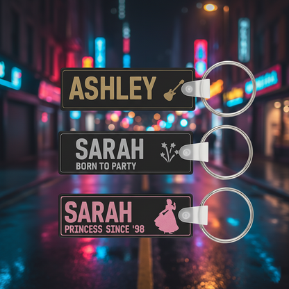 Key Tag - Matte Black