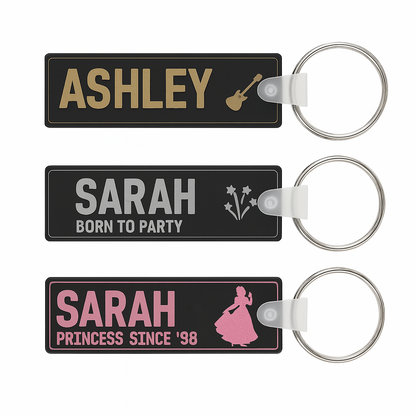 Key Tag - Matte Black