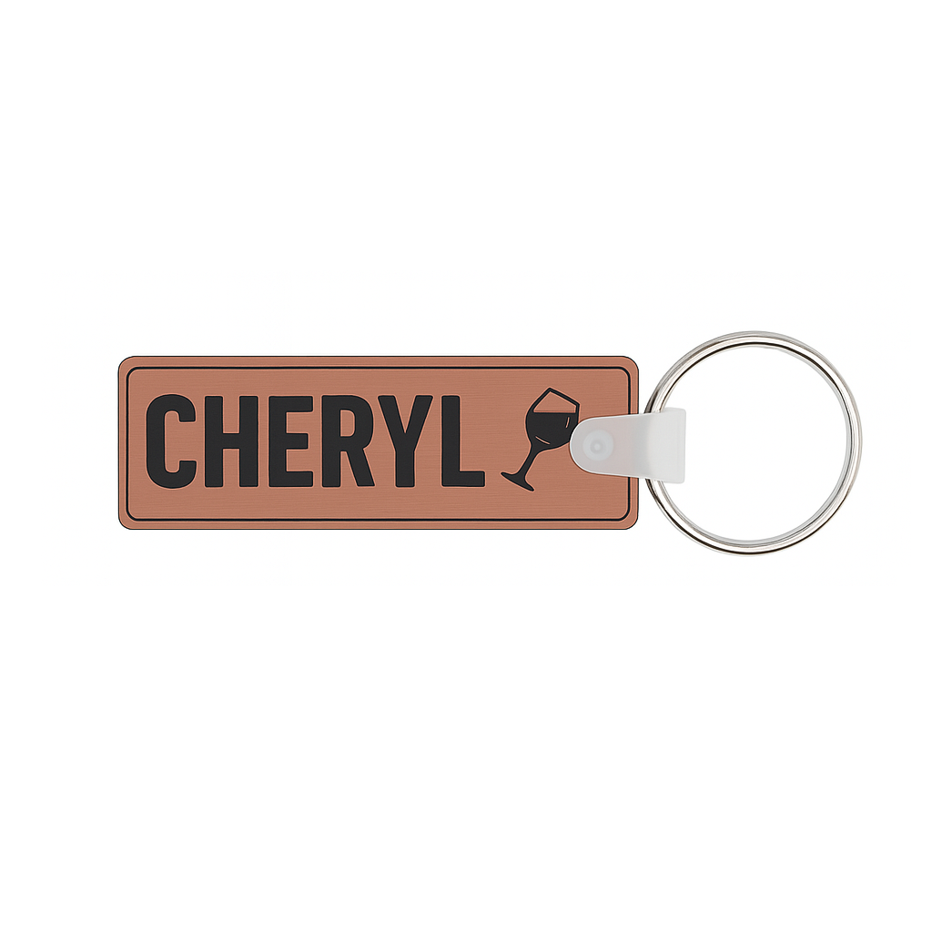 Key Tag - Metal Look