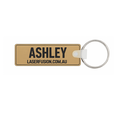 Key Tag - Metal Look