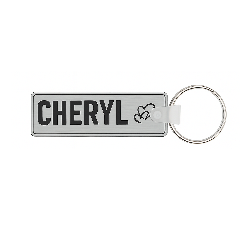 Key Tag - Metal Look