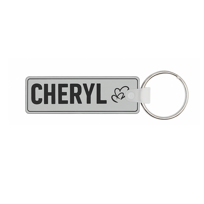 Key Tag - Metal Look