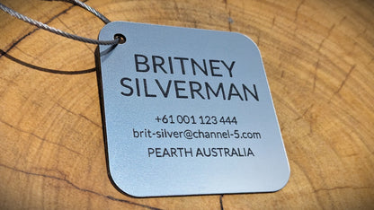 Bag Tag (Metal Look)