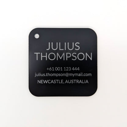 Bag Tag (Matte Black)