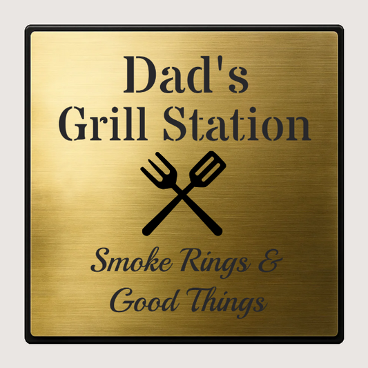 BBQ Custom Sign (200mm x 200mm)
