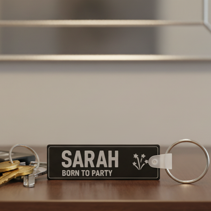 Key Tag - Matte Black